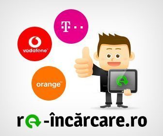 Banner cu opțiunea de reîncărcare Orange PrePay direct din aplicație