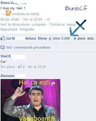 20140821201535_20140821202107226.jpg Captură de ecran cu o postare de pe Facebook despre părul lung